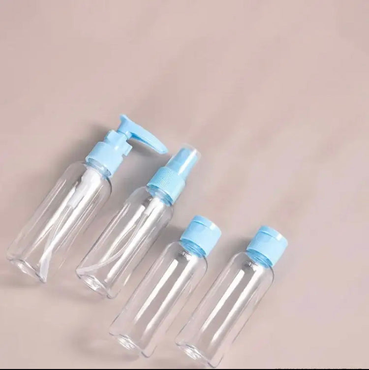 Pack of 4 Travel Size Refillable Bottle, Portable Cosmetic Sub-Packing Bottle, Empty Spray Disinfectant Bottles Pack of 4 Travel Size Refillable Bottle, Portable Cosmetic Sub-Packing Bottle, Empty Spray Disinfectant Bottles